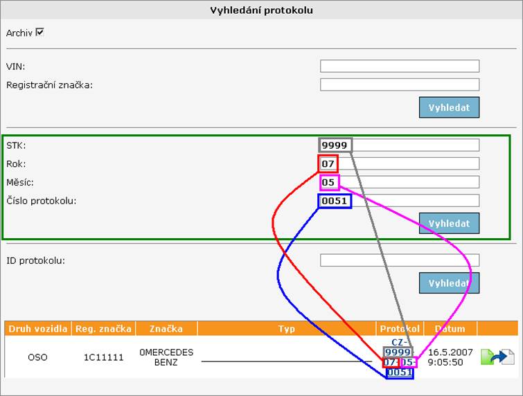 PrikladVyhledaniVozidlaDleCislaProtokolu